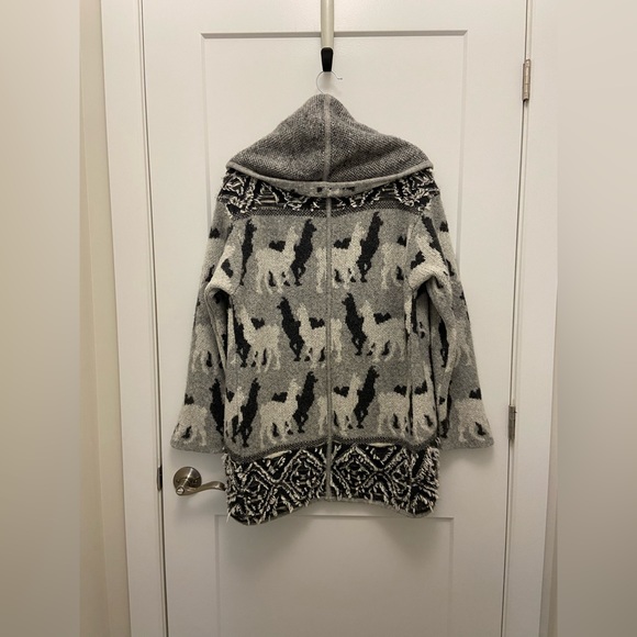 Anthropologie Hooded Llama Cardigan by Akemi + Kin (X-Small) - Picture 10 of 12